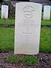 George Beagen's headstone