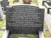 Inscription on headstone