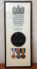 Thomas O'Leary's medals - Photo: Derek Everett