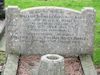 Family headstone