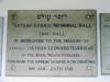 Memorial to Nathan Harris