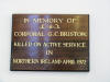Memorial to G. C. Bristow