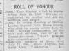 Roll of Honour