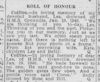 Roll of Honour